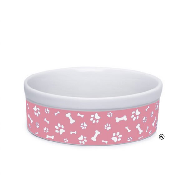 Comedouro Para Cachorro e Gato 600ml Lirith Rosa