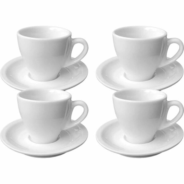 Jogo de Xícaras de Café Porcelana 8 peças Dublin 70ml