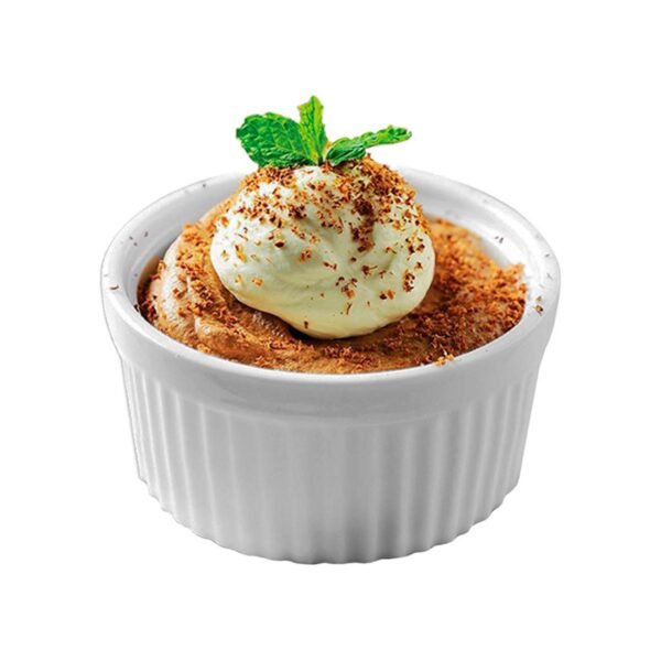 Kit 10 Ramekin de Porcelana 150ml Para Air Fryer Forno Bar Restaurante