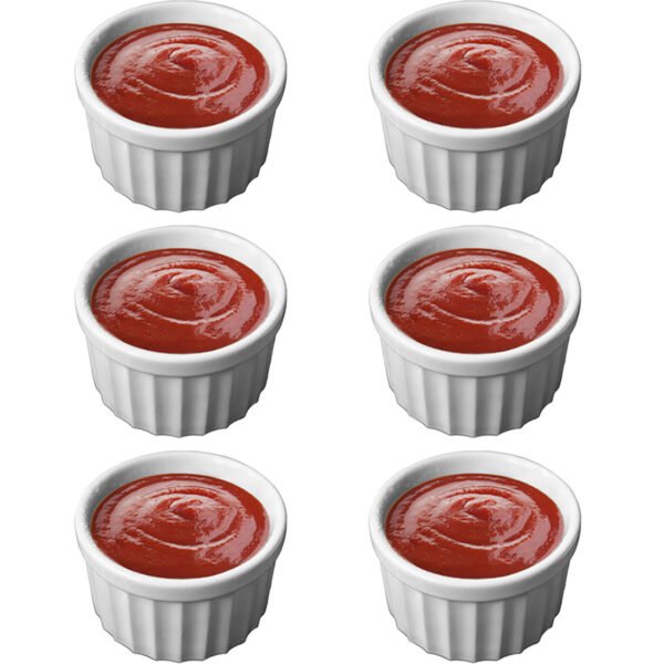 6 Ramekin de Porcelana 45ml Ramequim Bowl
